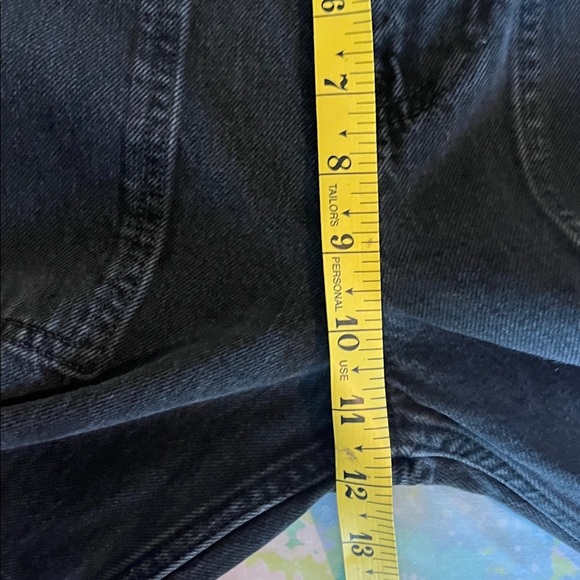 Free People | We The Free Major Leagues Mid Rise Wide Leg Black Wash Denim 25/0 - Picture 14 of 15